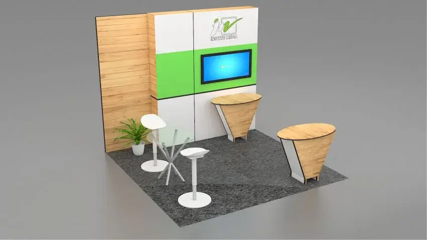 What is a modular exhibition stand?